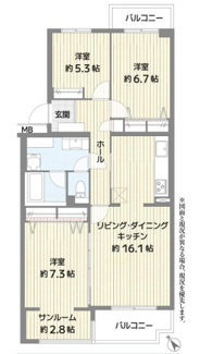 【間取り】 | ライトタウン茅ヶ崎