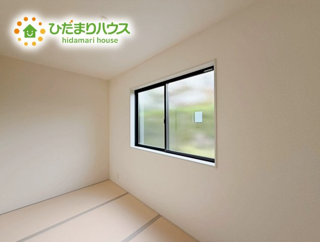 いわき市郷ケ丘2丁目　新築戸建　3号棟の和室|和室は来客用としても、お子様の遊び部屋としても使えます！