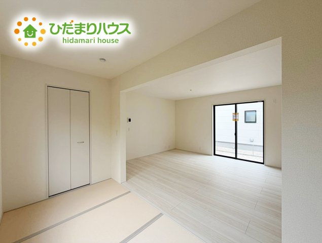 いわき市郷ケ丘2丁目　新築戸建　3号棟の和室|畳の温かみを感じながら、ゆったりくつろげる落ち着いた空間です。