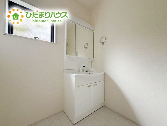 いわき市郷ケ丘2丁目　新築戸建　3号棟の独立洗面台|暮らしを快適に変えるシャワー付洗面台☆彡