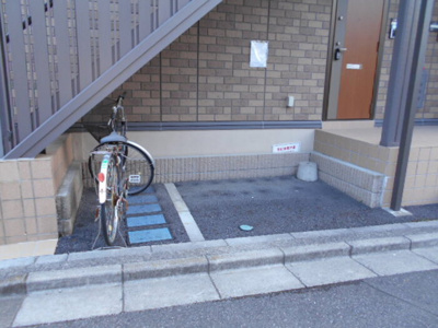 【庭】 | クレール岩瀬 | 駐輪スペース
