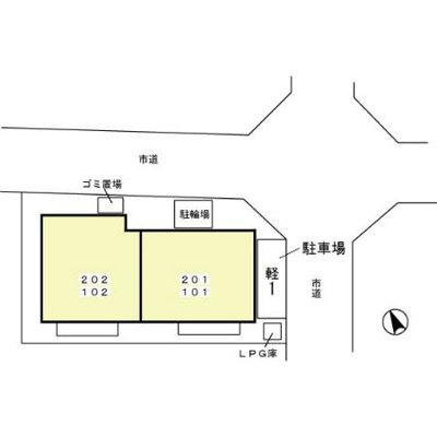 【区画図】 | クレール岩瀬