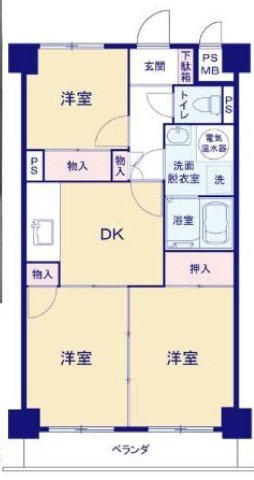 ダイアパレス戸塚の間取り