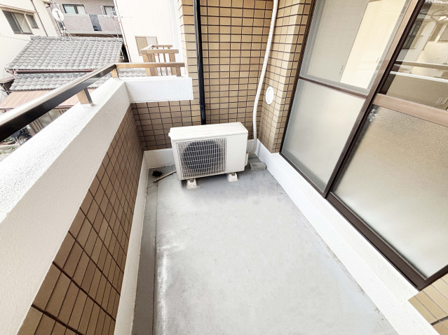 みなみ町ハイツのバルコニー
