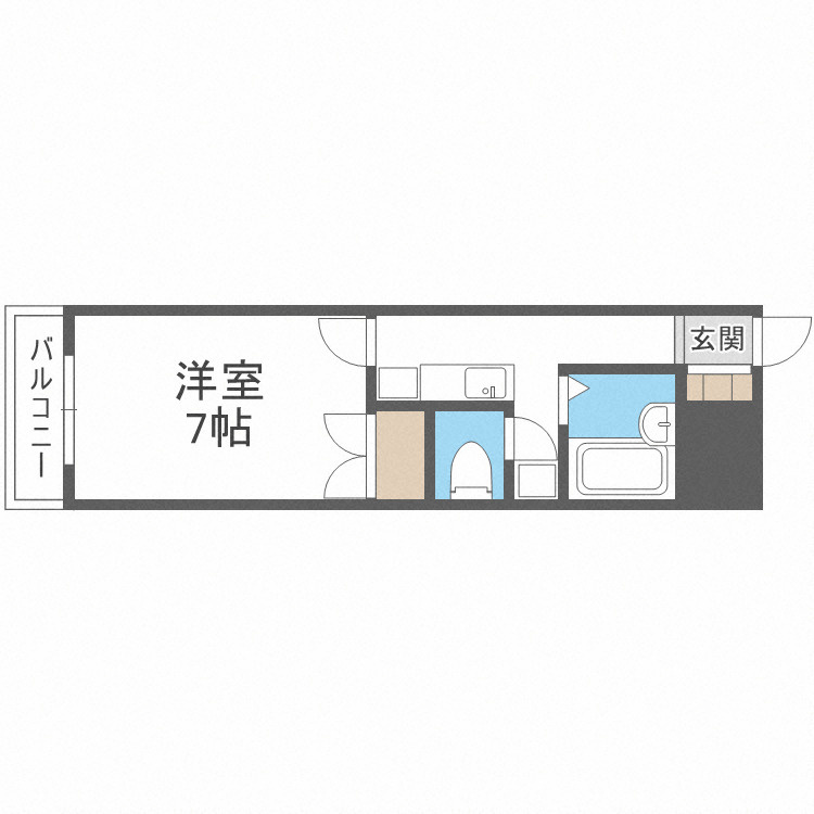 フォーサイト二日市西Reviveの間取り