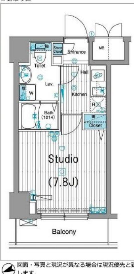 グランド・ガーラ銀座の間取り