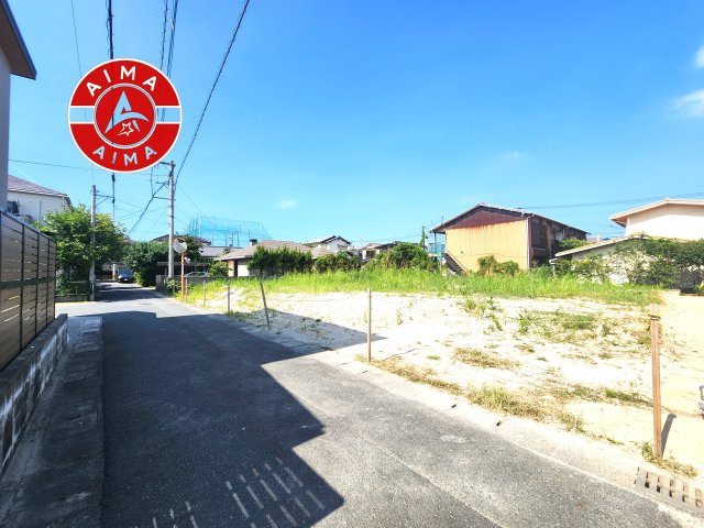 福岡市早良区次郎丸1丁目第6-4区画（2号地）の前面道路含む現地写真|交通量も少ないです。