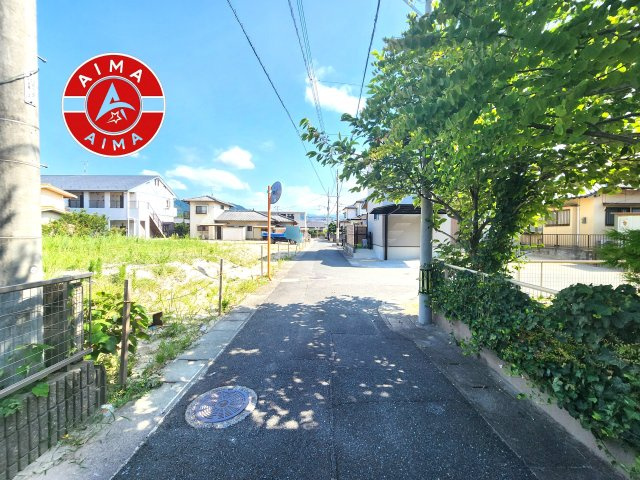福岡市早良区次郎丸1丁目第6-4区画（3号地）の前面道路含む現地写真|前面道路です。
