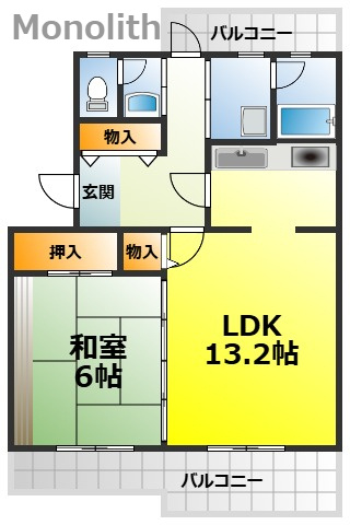いぶき野３丁目３号棟の間取り