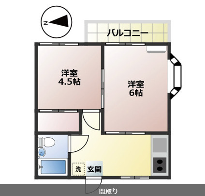 ピアー・クインツの間取り