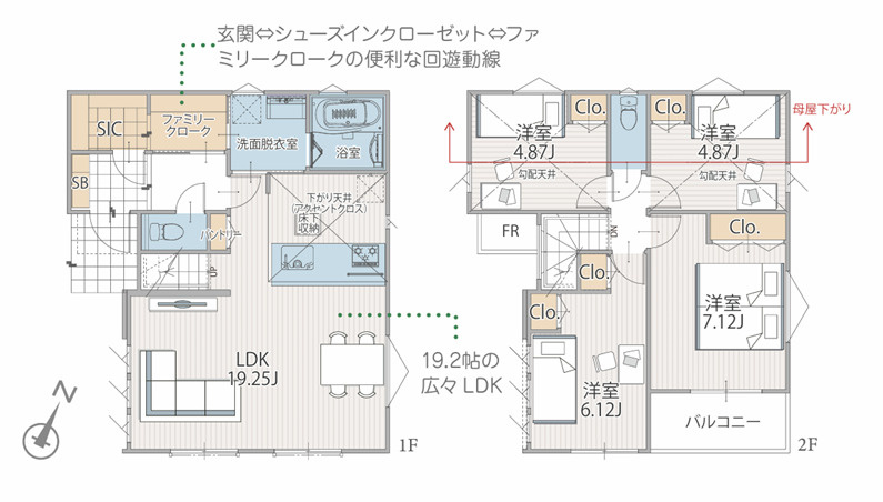 明るすぎちゃって困っちゃう！！「窓多く、明るさ全開、いい笑顔」そんな詩もすぐ出ちゃう選べる新築と言えばココ！！駐車場２台ＯＫですし、そこでお子様も遊べちゃう！！な、『保土ケ谷区上菅田町』新築戸建の間取り