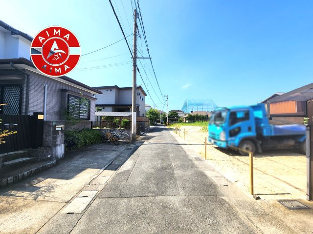 福岡市早良区次郎丸1丁目第5-1区画（1号地）の前面道路含む現地写真|日当たり良好です。