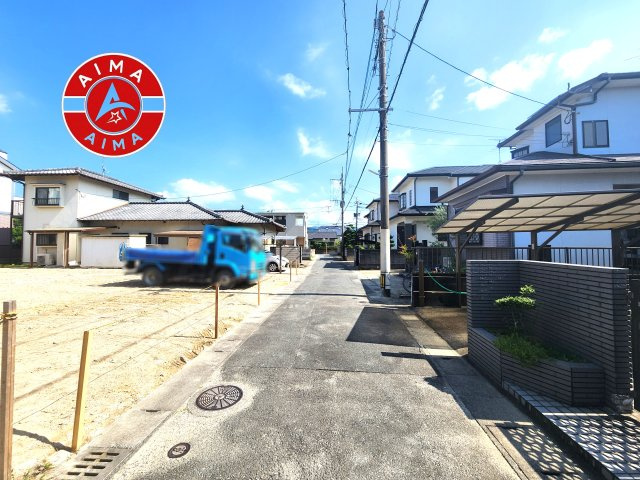 福岡市早良区次郎丸1丁目第5-1区画（1号地）の前面道路含む現地写真|前面道路です。
