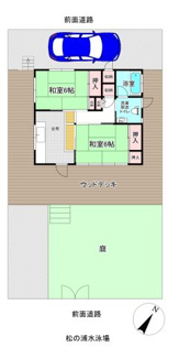 【間取り】 | 大津市荒川387-12　琵琶湖に面する戸建