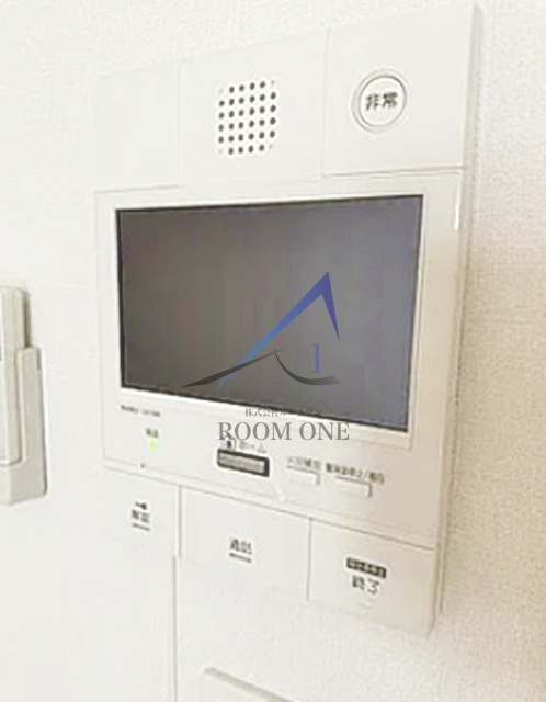 ベルジューレ神保町のセキュリティ|モニター付きインターホンです。