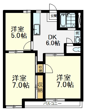 【間取り】 | ボン・エトワールＣ