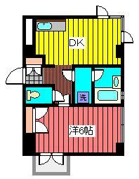 旭泉マンションの間取り