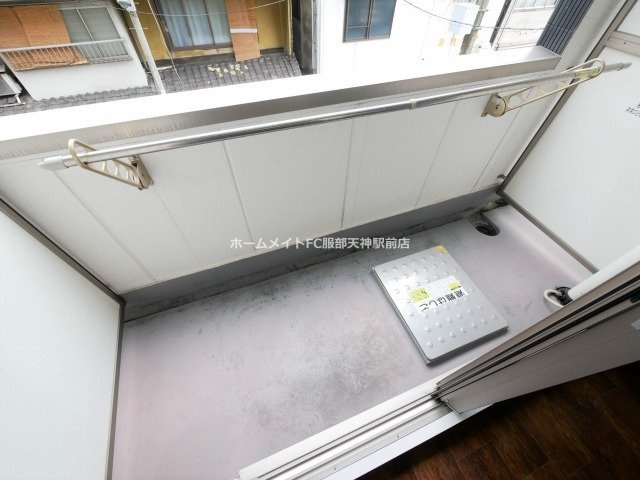 十三本町ウインズマンションⅡのバルコニー