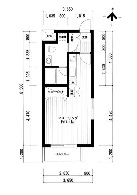 広尾レジデンスＡ棟の間取り|間取りです