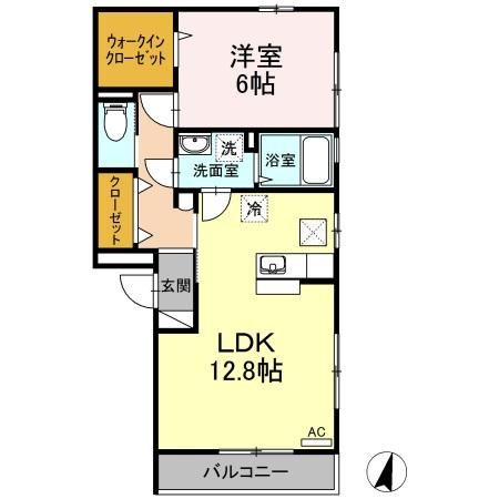 ジュネスあざみの間取り