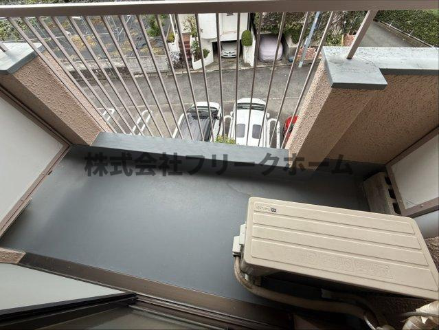三鷹市井の頭１丁目の賃貸マンションのバルコニー