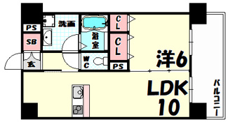 【間取り】 | シティスパイア新神戸