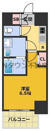 【間取り】 | S-RESIDENCE上前津South | 間取りです。