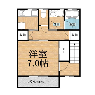 【間取り】 | レジデンスおゆみ野A | 反転タイプになります。