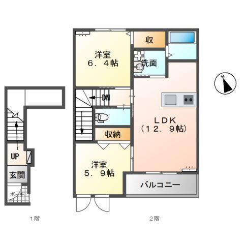 【間取り】 | シャトー　マリアージュ