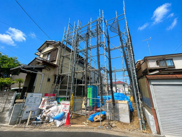 足立区東六月町新築戸建て【限定1棟】の外観|【7/24撮影】