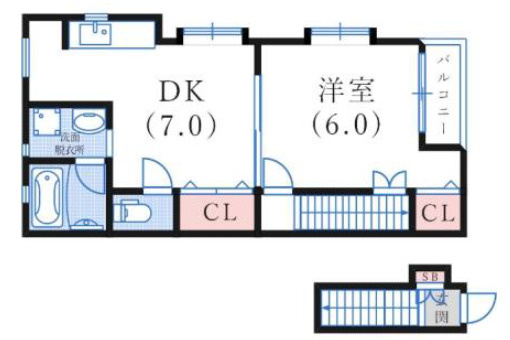 山本通ハイツの間取り