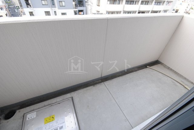 大阪市北区西天満３丁目の賃貸マンションのバルコニー