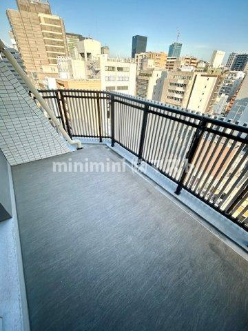大阪市西区阿波座１丁目の賃貸マンションのバルコニー