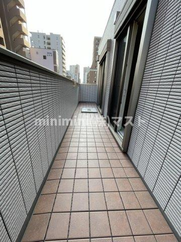 大阪市中央区安堂寺町１丁目の賃貸マンションのバルコニー