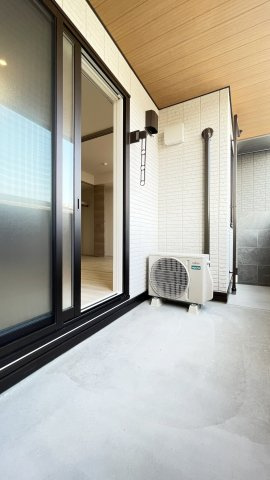 エグレットテラスⅡのバルコニー