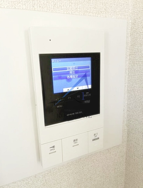 レガート東小岩のセキュリティ|モニター付きインターホンです。