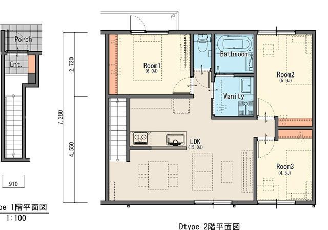 みらいグレイス甲佐の間取り