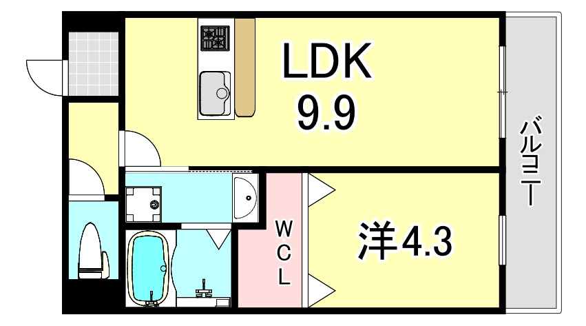 ソリティア西宮池田の間取り