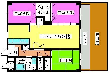 【間取り】 | ウエストビレッジ長丘