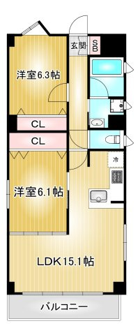 Gloria|名古屋市の賃貸ならMy賃貸の間取り|Gloria