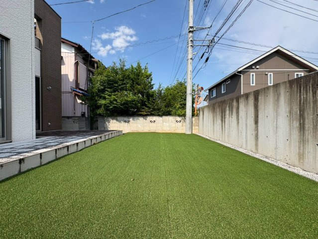栃木市薗部町　中古戸建の庭