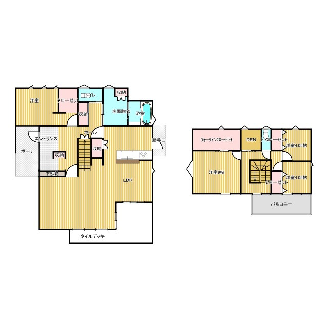 栃木市薗部町　中古戸建の間取り