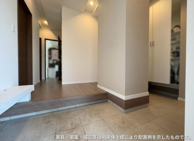 栃木市薗部町　中古戸建の玄関