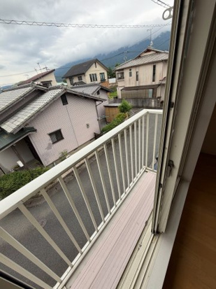 ロワールハイツⅡのバルコニー