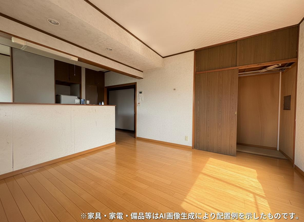栃木市薗部町　中古戸建の居間・リビング