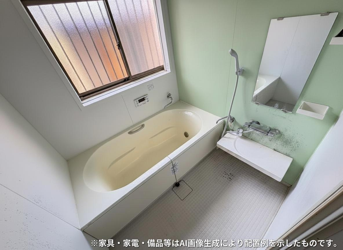 栃木市薗部町　中古戸建の浴室