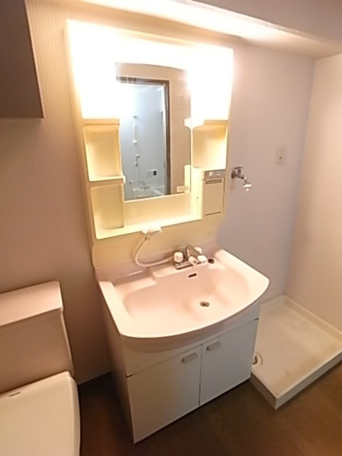 神戸市中央区中山手通４丁目の賃貸マンションの洗面所