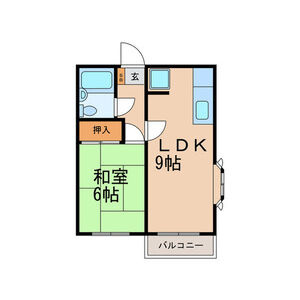 神戸市灘区神前町４丁目の賃貸マンションの間取り