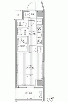 【間取り】 | ヒューリック浅草橋江戸通