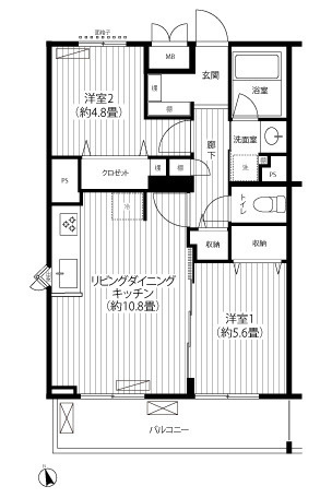 【間取り】 | ステラメゾン下北沢